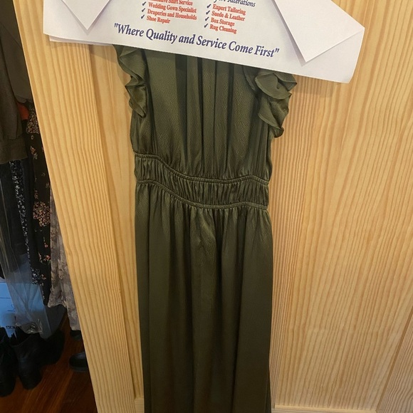 XÍRENA Posey Ruffle Shirred Silk Dress - Picture 11 of 11